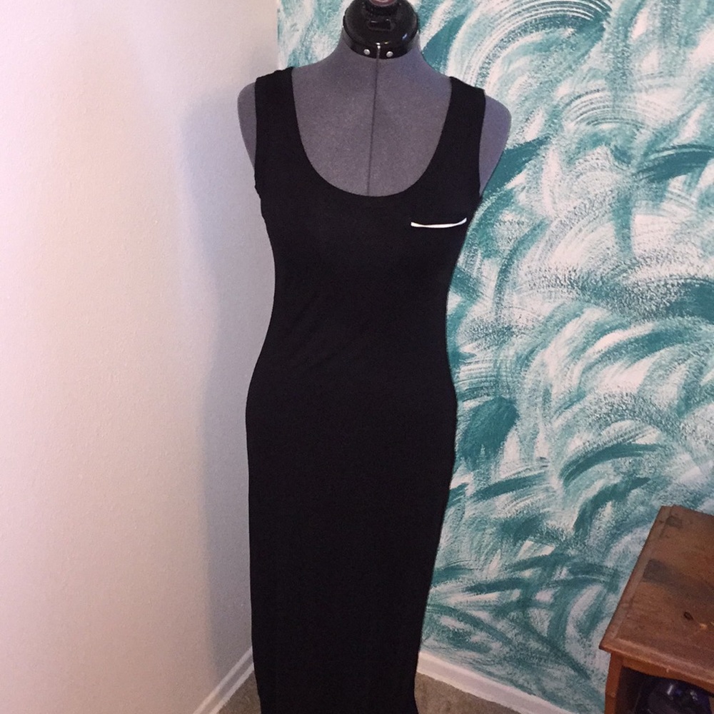 Calvin Klein Black Maxi Dress
